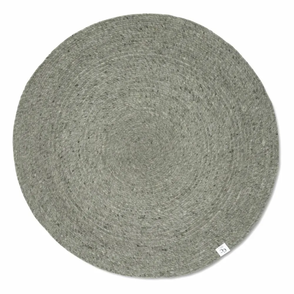 Classic Collection Merino ullmatta rund Ø160 cm Green