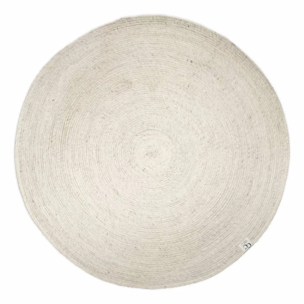 Classic Collection Merino ullmatta rund Ø200 cm Vit