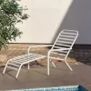 Outlet 1898 Messina solsäng Crystal white