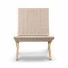 Carl Hansen & Søn MG501 Cuba Outdoor fällfåtölj flätning sesame teak