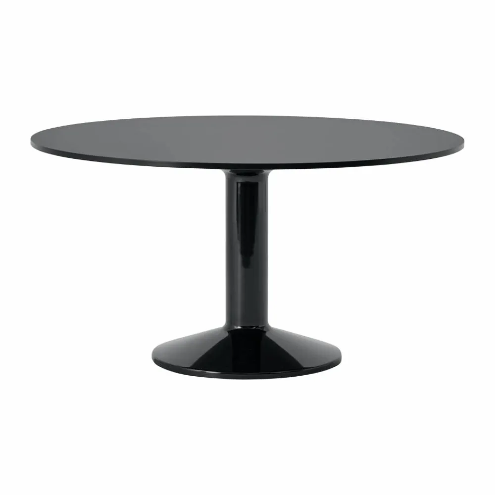 Online Muuto Midst pelarbord Black nanolaminate-black Ø140 cm