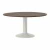 Muuto Midst pelarbord Dark oiled oak-grey Ø140 cm