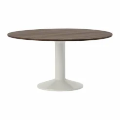 Muuto Midst pelarbord Dark oiled oak-grey Ø140 cm