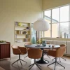 Muuto Midst pelarbord Grey linoleum-grey Ø140 cm