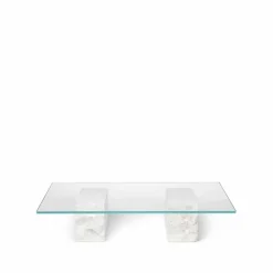 Ferm Living Mineral soffbord glas bas i marmor