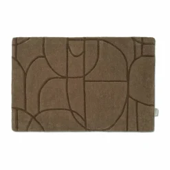 Classic Collection Modern Abstract dörrmatta 60x90 cm Brun