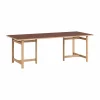 MOEBE Rectangular matbord Burgundy 220x90 cm