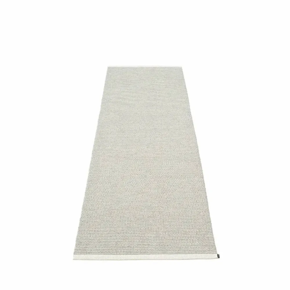 Pappelina Mono gångmatta fossil grey/warm grey 85x260 cm