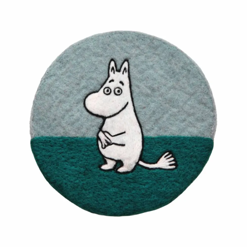 Online Klippan Yllefabrik Moomin grytunderlägg Ø21 cm Blå