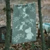 Barn Klippan Yllefabrik Moomin winterland barnfilt 65x90 cm Grey