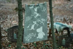Barn Klippan Yllefabrik Moomin winterland barnfilt 65x90 cm Grey
