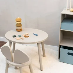 Best Nofred Mouse set barnstol + bord Beige