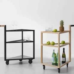A2 Move serveringsvagn ek svartbets big marmor marquina glas