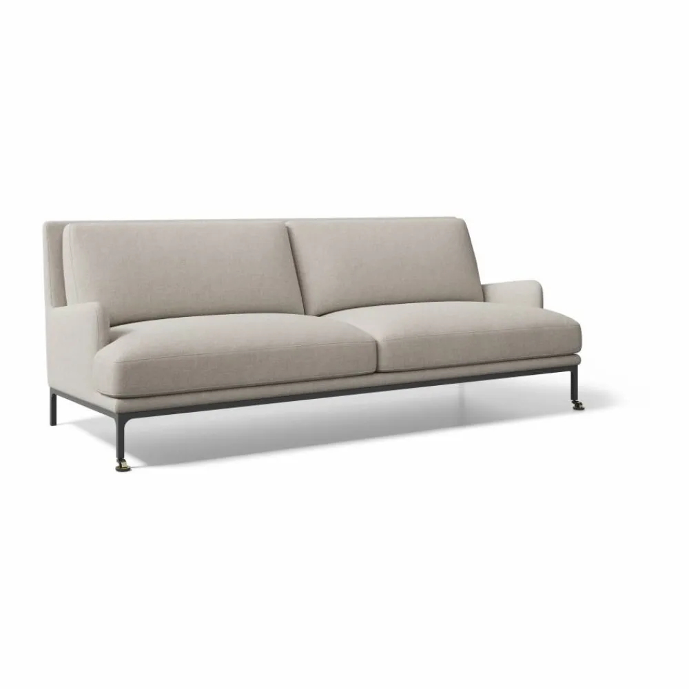 Discount Adea Mr. Jones soffa 230 cm Lumo 188 beige-med hjul