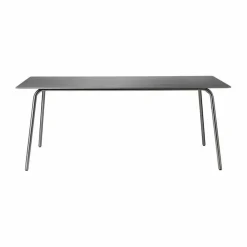 FDB Møbler M21 Teglgård trädgårdsbord 90x180 cm Stone-stainless steel