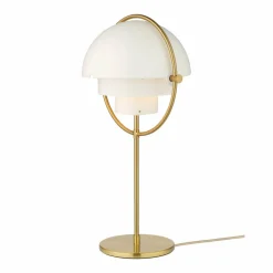 GUBI Multi-Lite bordslampa Mässing-vit