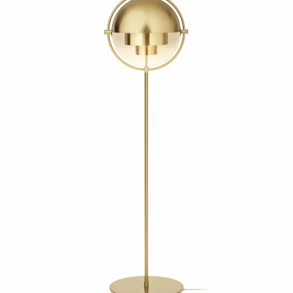 GUBI Multi-Lite golvlampa Mässing-mässing