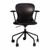 Outlet Fogia Myko karmstol med hjul Elmosoft 99999-RAL 9005