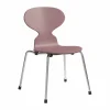Barn Fritz Hansen Myran barnstol Wild rose målad ask-krom