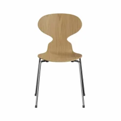 Fritz Hansen Myran 3101 stol ek klarlack kromat stålstativ