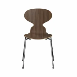 New Fritz Hansen Myran 3101 stol valnöt klarlack kromat stålstativ