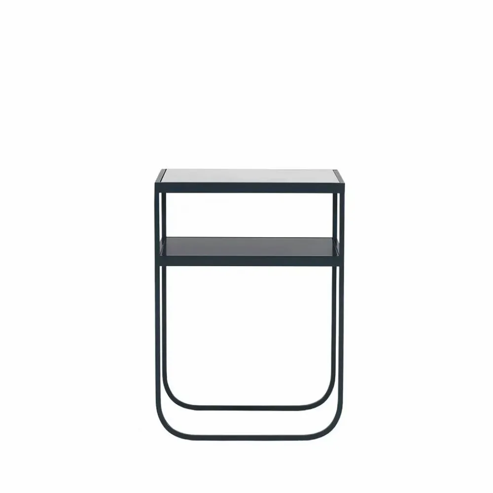 Best Asplund Nati Tati High konsolbord marmor carrara stativ char grey