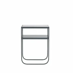 New Asplund Nati Tati High konsolbord marmor carrara stativ storm grey