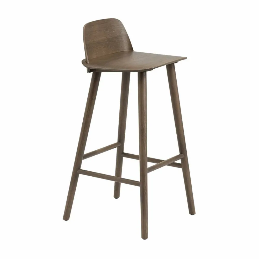 Outlet Muuto Nerd counter stol 65 cm Stained dark brown