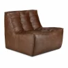 Ethnicraft N701 fåtölj Läder Chestnut