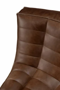 Ethnicraft N701 hörnmodul rundad 45° Läder Chestnut