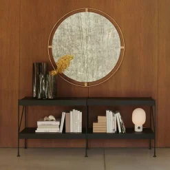 Audo Copenhagen Nimbus spegel bronzed brass ø60