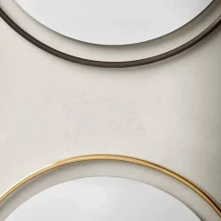 New Audo Copenhagen Nimbus spegel bronzed brass ø110