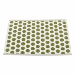 Pappelina Noa badrumsmatta Dark olive-vanilla 50x70 cm