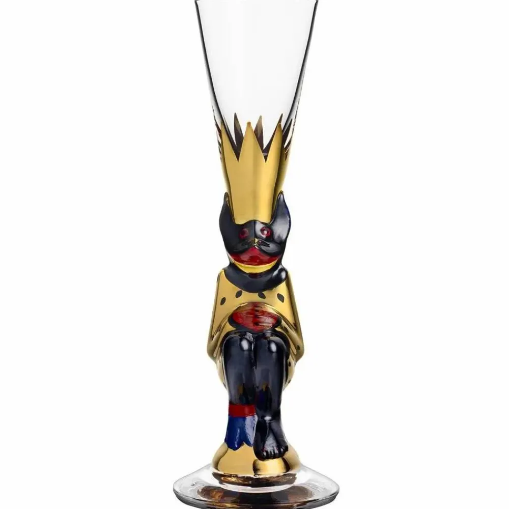 Clearance Orrefors Nobel snapsglas 4 cl guld