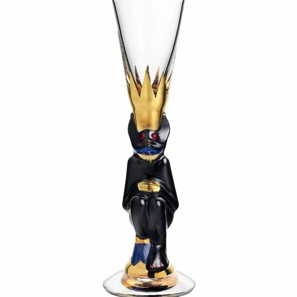 Orrefors Nobel snapsglas 4 cl Svart