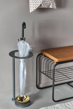 Hot Scandi Living Nod bänk/skohylla 80x36x42 cm Black