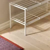 New Scandi Living Nod skohylla 80x30x37 cm White