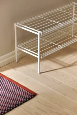New Scandi Living Nod skohylla 80x30x37 cm White