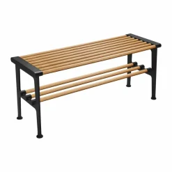 Clearance Essem Design Nostalgi bänk 100 cm Ek-svart
