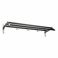 Sale Essem Design Nostalgi 291 hatthylla 100 cm Svartbetsad ek-aluminium