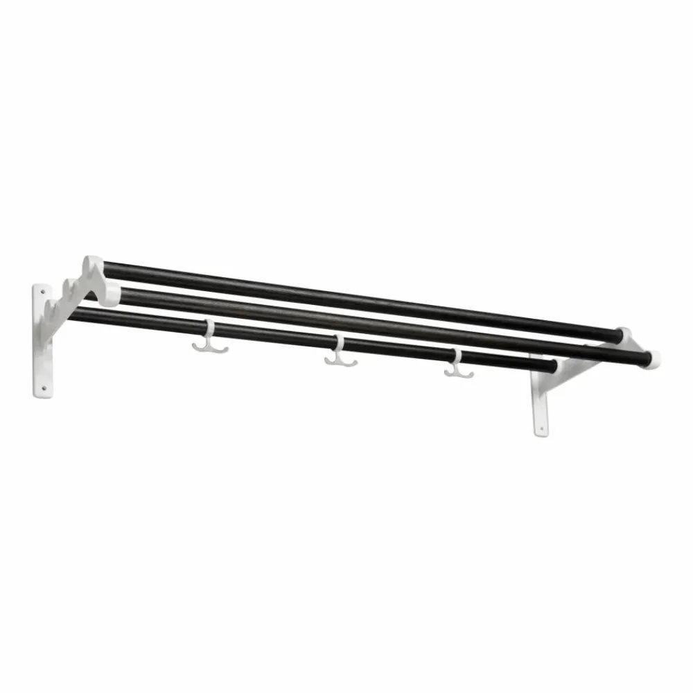 Online Essem Design Nostalgi 291 hatthylla 100 cm Svartbetsad ek-vit