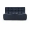 Clearance Ethnicraft N701 soffa 2-sits Graphite Eco