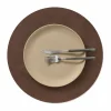 Outlet LIND DNA Nupo bordstablett Dark brown circle L