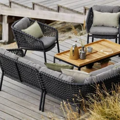 Cane-line Ocean modulsoffa Dark grey höger
