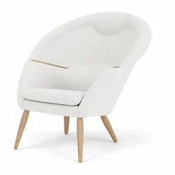 Clearance Audo Copenhagen Oda loungestol helklädd Hallingdal 0110-ek
