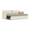 Outlet Audo Copenhagen Offset bäddsoffa 3-sits Baru 0200 White