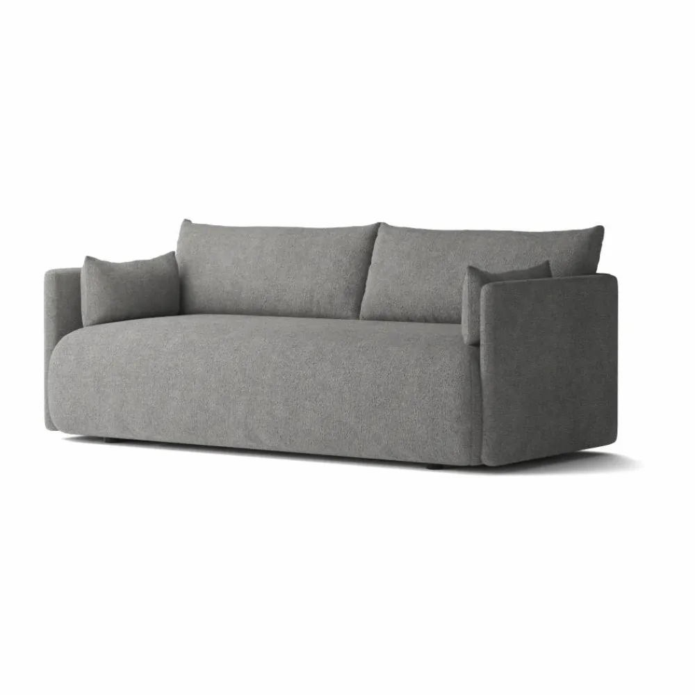 Audo Copenhagen Offset soffa 2-sits Audo Bouclé 16 Dark grey