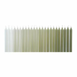 Best Ferm Living Ombre antikljus 24 st Khaki