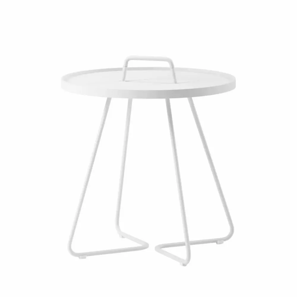 Cane-line On the move bord Ø52 cm White