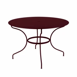 New Fermob Opera+ bord Ø117 cm Black cherry (vinröd)